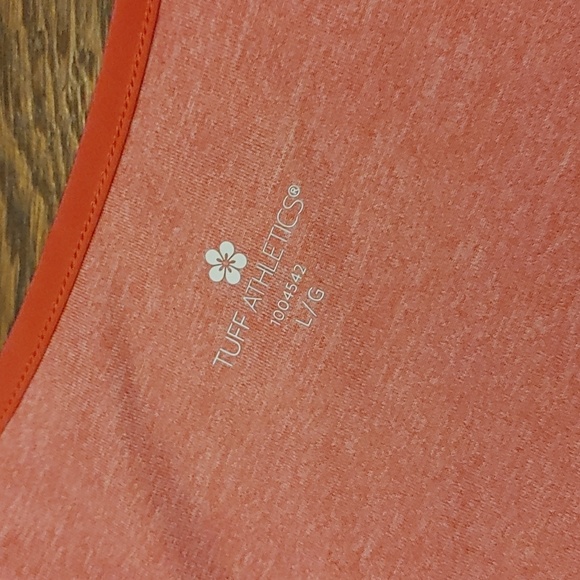 Ladies Tuff Athletics size Large two tone Hot Pink Top - Picture 3 of 6